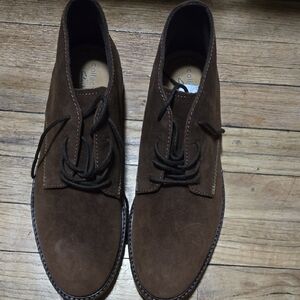 Clarks Brown Chukka Boots Suede Classic
